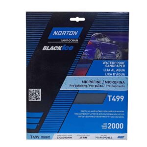 Hoja lija microfina T499 9"x11" grano 2000 - Image 1
