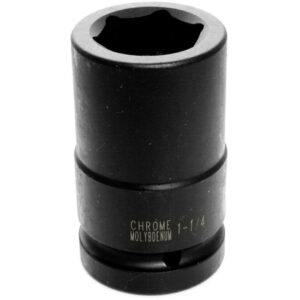 Socket de impacto largo,1" cuad. x 1-1/4" largo - Image 1