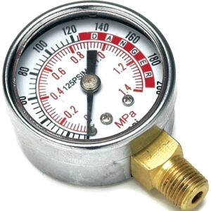 Manometro d/presion 1/8" NPT 0-200 PSI - Image 1