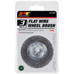 Rueda de alambre fina 3",1/4" vastago - Image 1