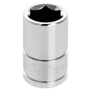 Socket estandar 11mm,3/8" cuadrante,6 ptas - Image 1