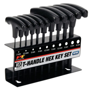 Llaves hex 10 pzas, manigueta T, MM - Image 1