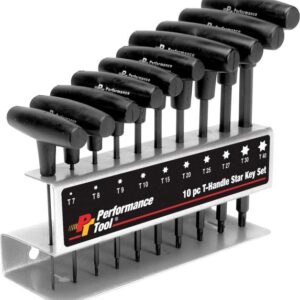 Llaves hex de 10 pzas, manigueta T,Torx - Image 1