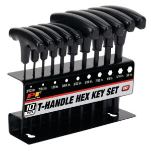 Llaves hex,10 pzas,manigueta T,SAE - Image 1